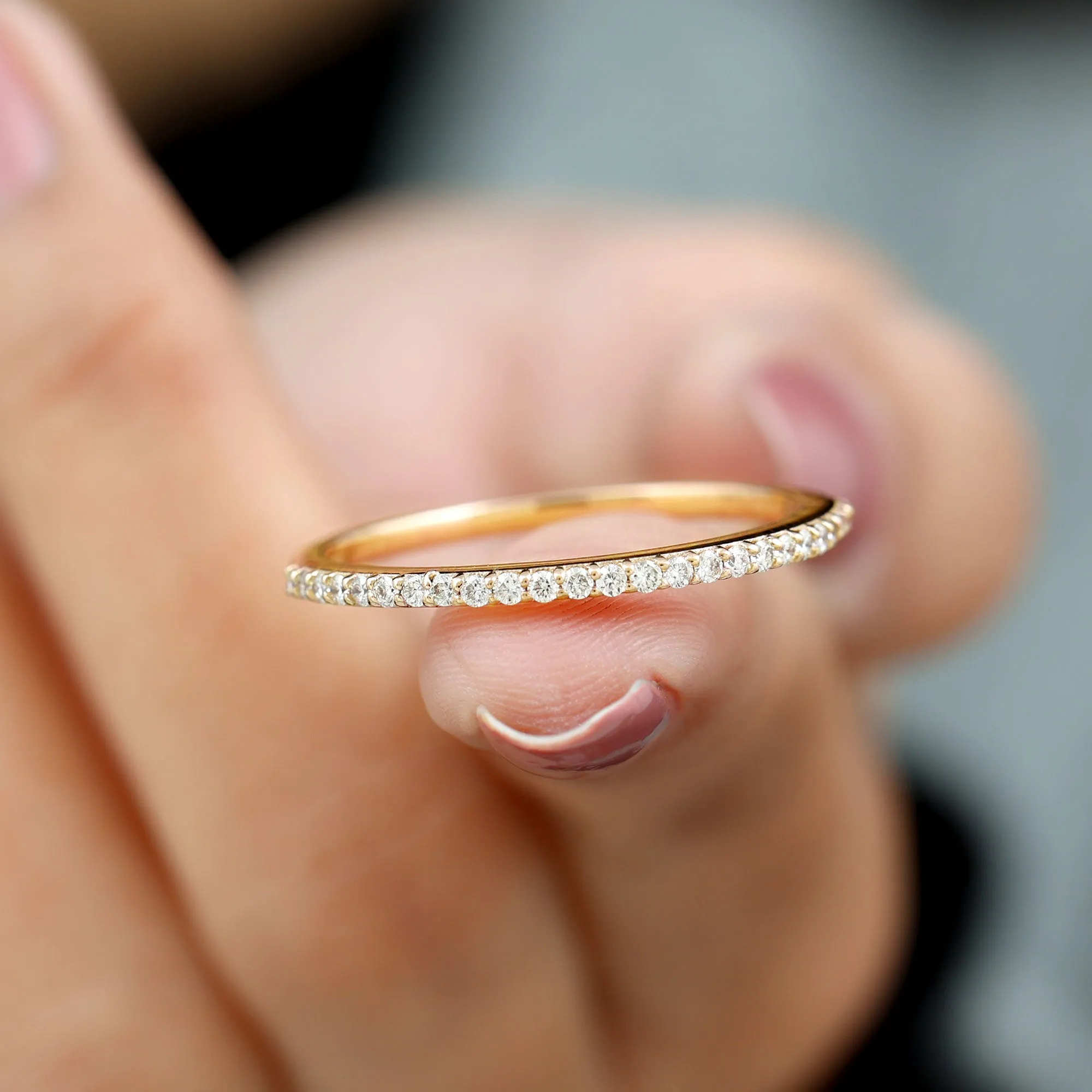 1/4 CT Diamond Half Eternity Ring