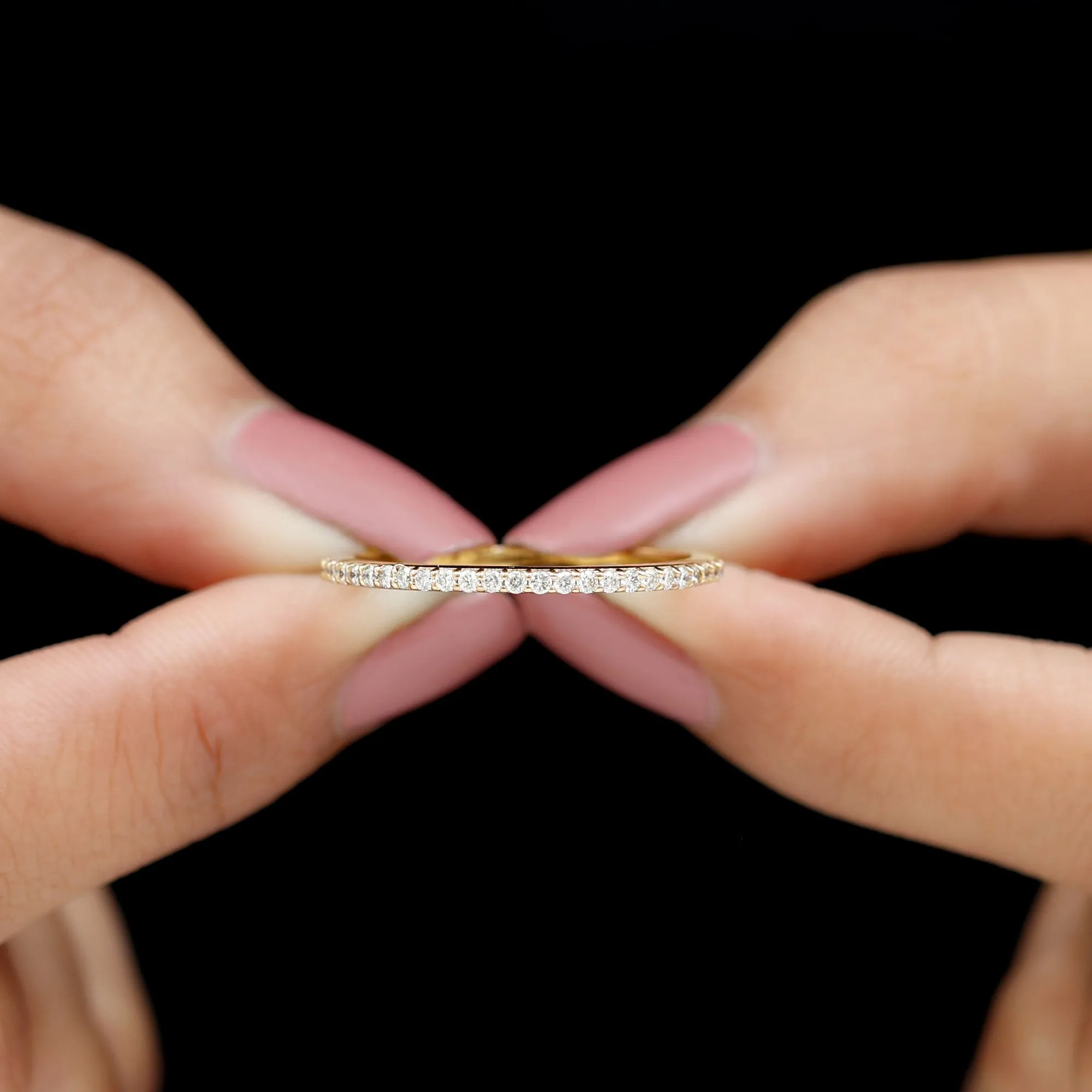 1/4 CT Diamond Half Eternity Ring
