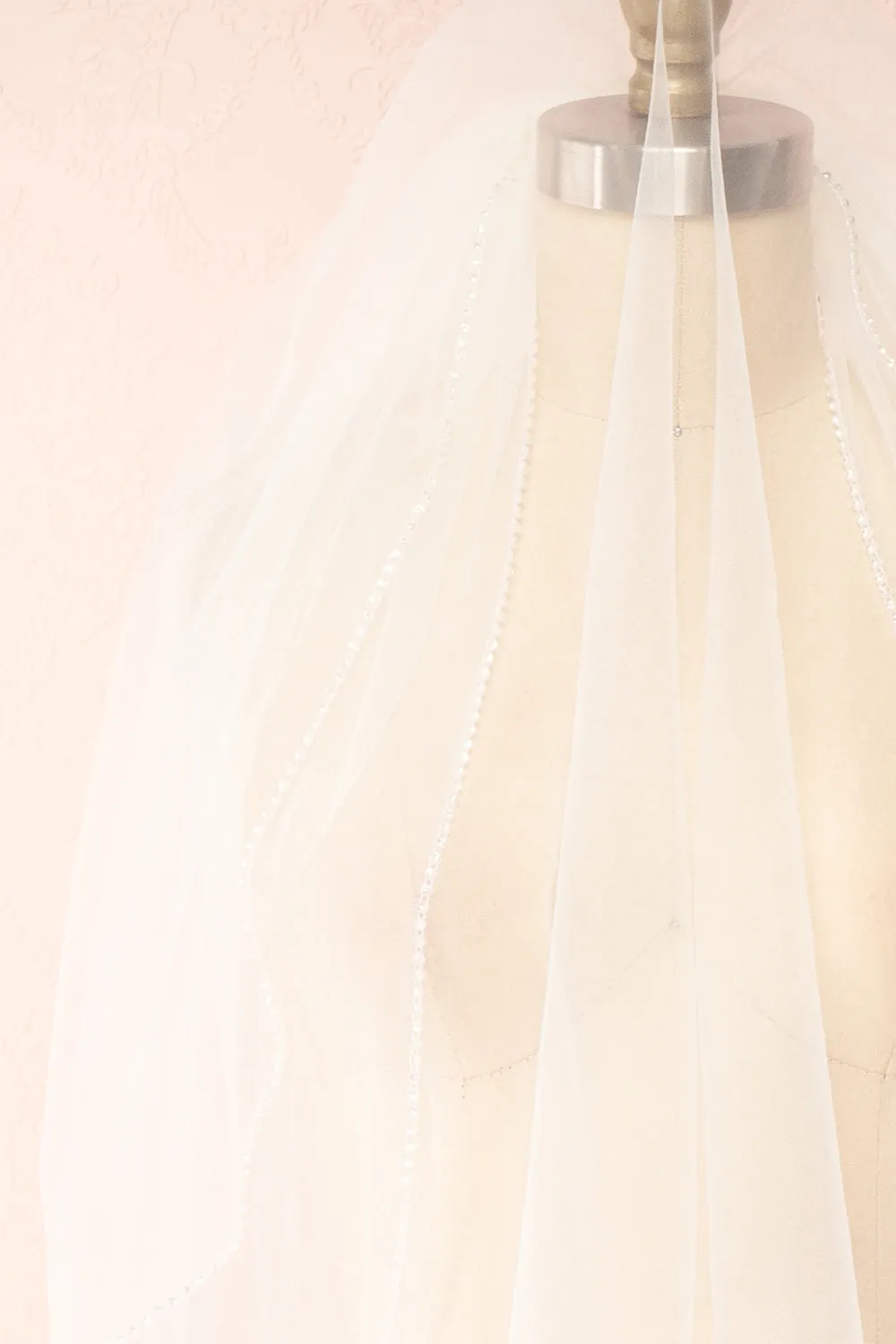 Assemble | Bridal Veil w/ Crystal Trim