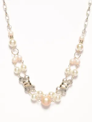 Beaded Pearl Necklace