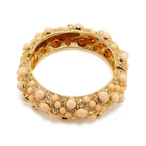 Cuff Cabochon in Angel Pink