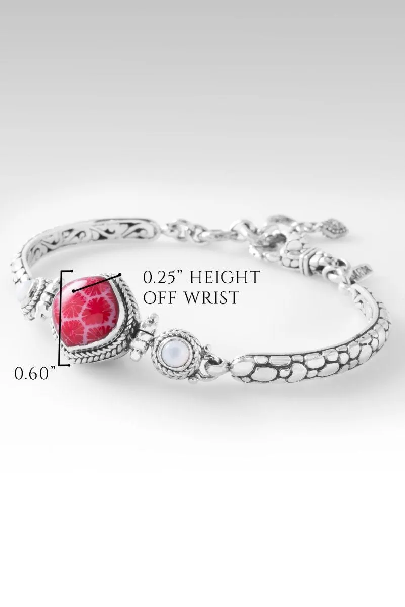 Joyful Bracelet™ in Red Indonesian Coral
