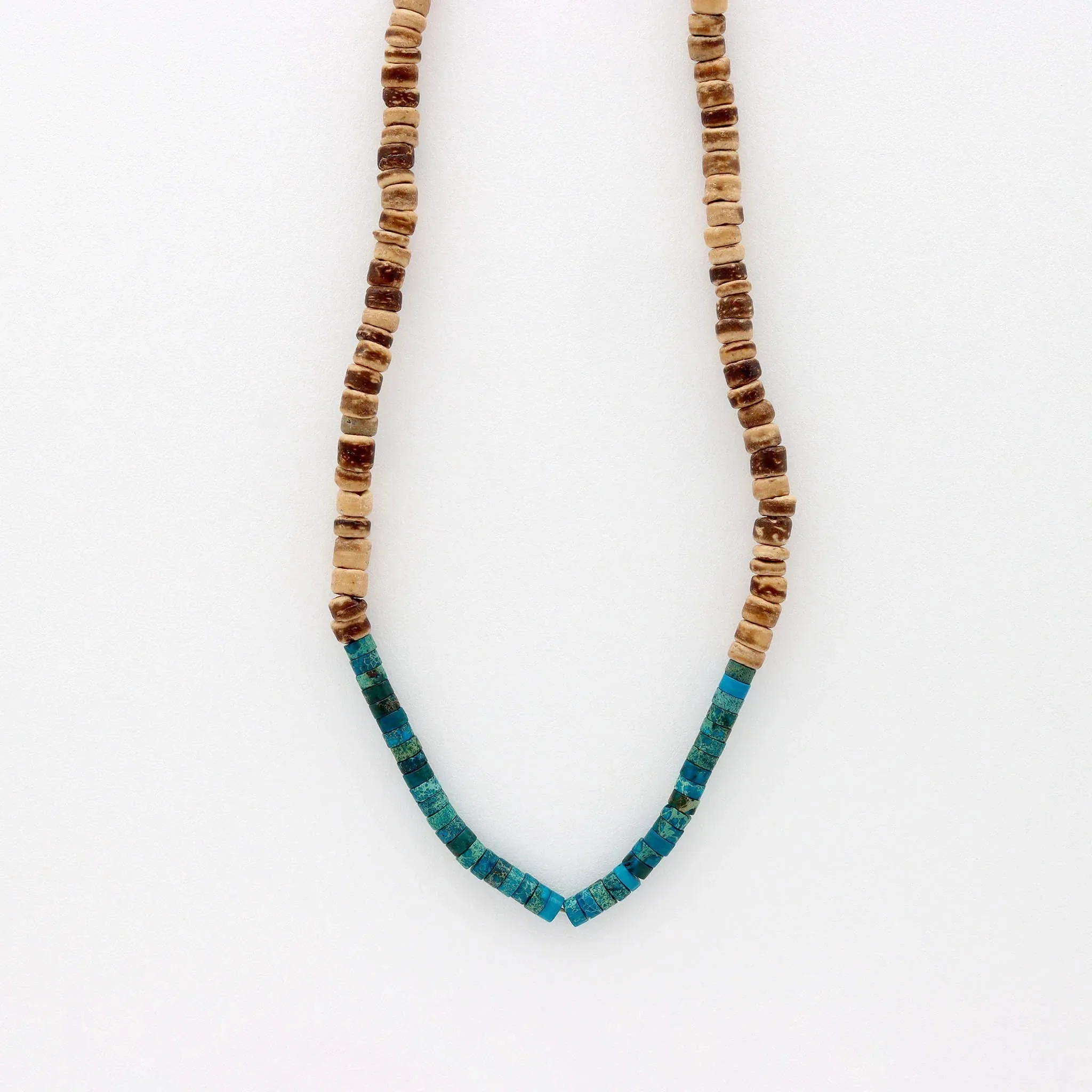 Koʻolau Wood Beaded Necklace