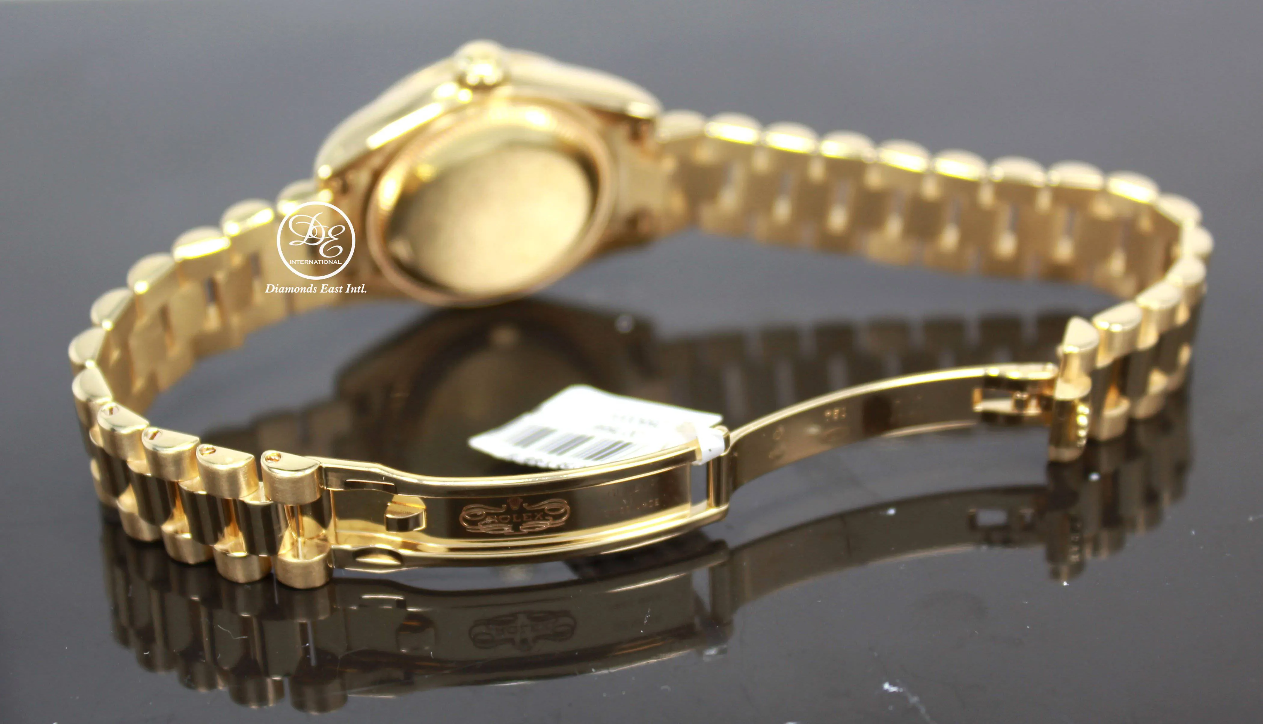 ROLEX President Crown Collection 179158 18K Yellow Gold All Factory Diamonds